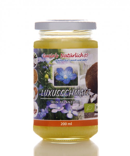 Lucia's BIO Luxusschmalz, 200 ml Glas
