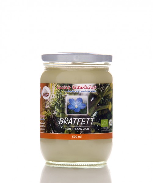 Lucia's BIO Bratfett, 500 ml Glas