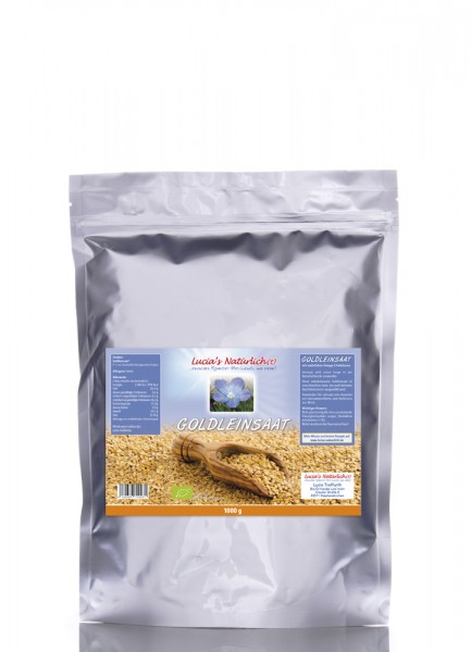 Lucia´s BIO Gold- Leinsaat 1.000g